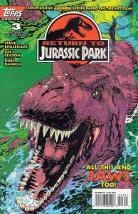 Return to Jurassic Park #3 VF ; Topps