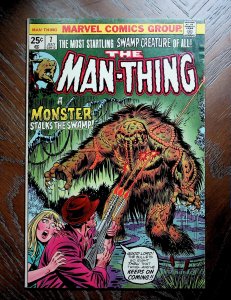 Man-Thing #7 7.0 Fine/Very Fine .