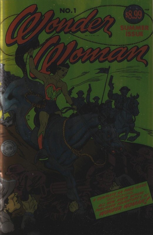 Wonder Woman # 1 Foil Facsimile Edition NM DC 2023 [N1]