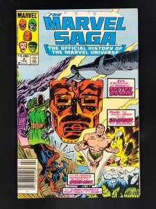 The Marvel Saga The Official History of the Marvel Universe #3 (1986)