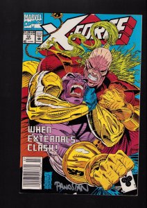 X-Force #12 - SIGNED BY DAN PANOSIAN! (7.5) 1992