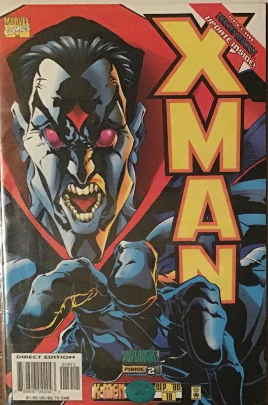 X MAN (1995)MARVEL #6,9,10,12,17,18,19,20 NM CONDITION 8 BOOK LOT