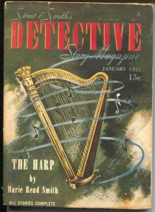 Detective Story 1/1947-hardboiled crime & mystery-Marie Read Smith-VG