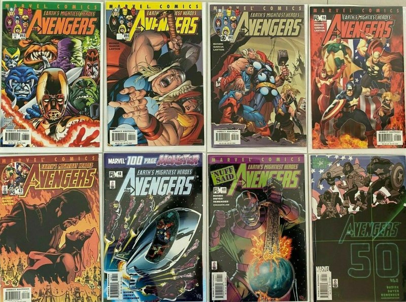 Avengers comic lot 3rd series from:#3-84 46 different avg 8.0 VF  