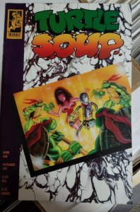 TURTLE SOUP # 1 1991 MIRAGE STUDIOS TMNT MICHANGELO RAPHIEL DONATELLO LEONARDO