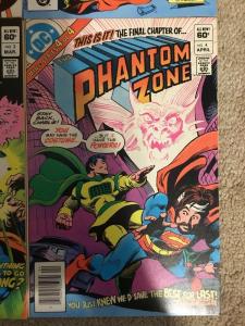 DC Superman Presents The Phantom Zone 1-4 Complete Set * 1982 *