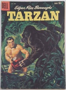 Tarzan 116 Dell JAN - FEB 1960 2.0 GD Horns of Battle Boy Story Painted Cover