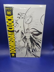 Doomsday Clock #1 Black and White Cover (2018)