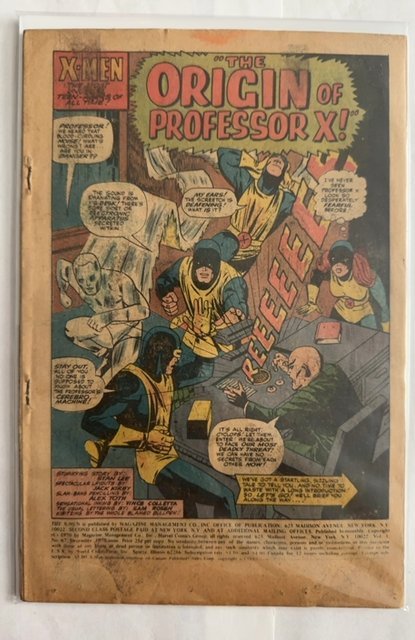 X-Men #67 NO COVER *reprint 1st App- Juggernaut