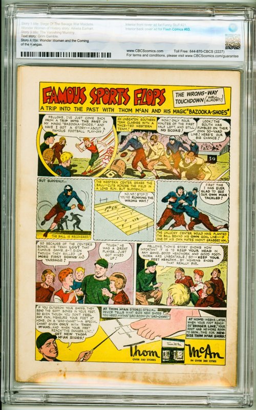 Wonder Woman #23 (1947) CBCS 6.5! OWW Pages!