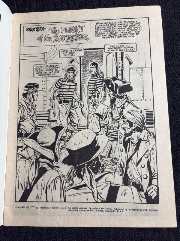 1971 STAR TREK #nn G/VG 3.0 Western Publishing / Kirk Betrays Spock