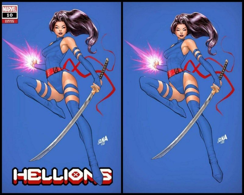 ?? Hellions #10 Nakayama Virgin - trade Variant Psylocke - NM x-men wolverine