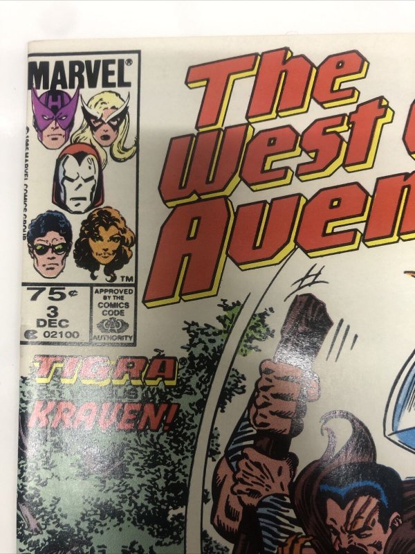 West Coast Avengers  (1985) # 3 (NM) Canadian price Variant • CPV • Englehart