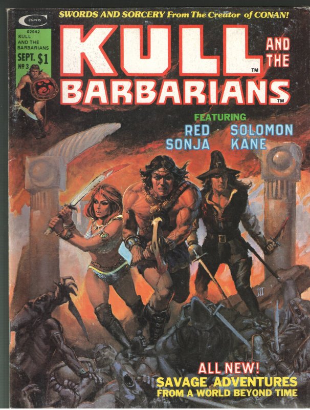 KULL AND THE BARBARIANS #3 ORIGIN RED SONJA!!! MOVIE COMING!