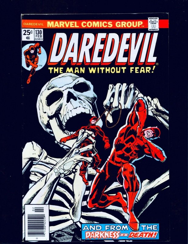 Daredevil #130. Skeleton BLACK Cover - First Appearance Brother Zed! VF/NM