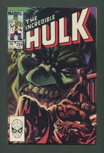The Incredible Hulk #294  /  8.0 - 8.5 VFN+  /  April 1984