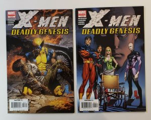 X-MEN DEADLY GENESIS #1-6 COMPLETE SET MARVEL COMICS 2006 NM