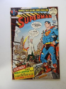 Superman #248 (1972) VG condition subscription crease