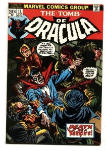 Tomb of Dracula #13 1973 Origin Blade the Vampire Hunter Marvel FN/VF
