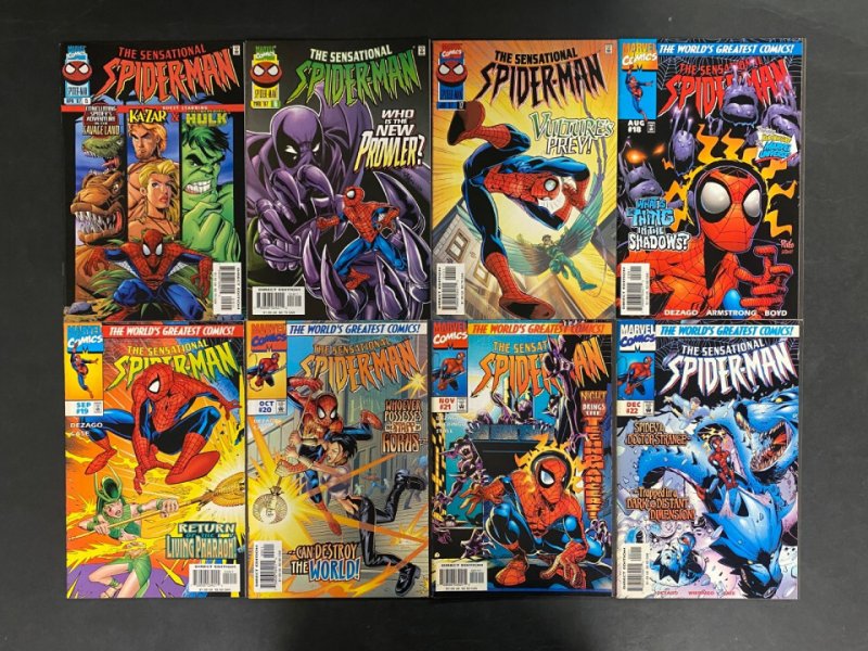 The Sensational Spider-Man (1996) #'s 0-33 + 1996 Annual + Flashback VF/NM Set