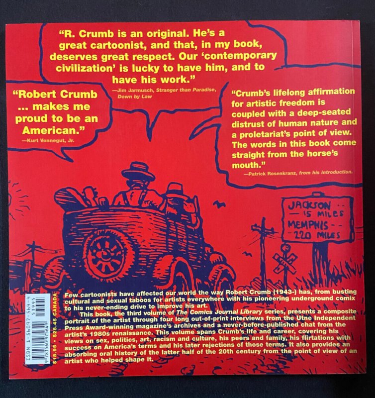 R. CRUMB'S COMICS JOURNAL LIBRARY INTERVIEWS