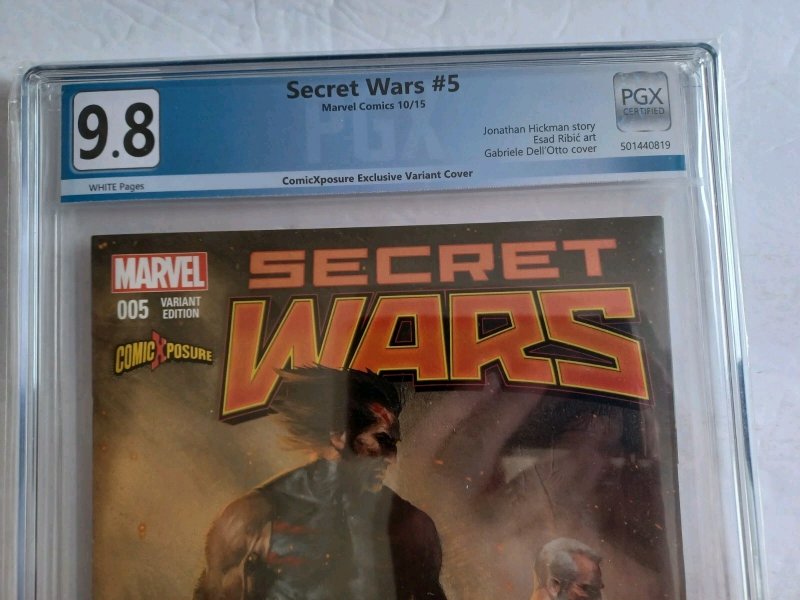 Secret Wars #5 Dell’otto ComicXposure Variant - 2015 - PGX 9.8