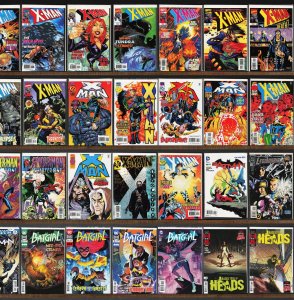 Huge Lot 140+ Comics with X-Man, Aquaman, Batman & More!