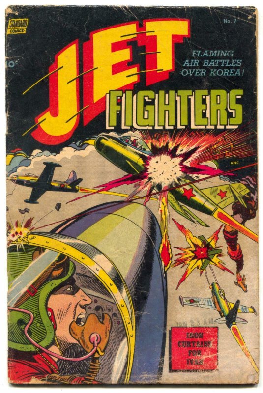 JET FIGHTERS #7-ALEX TOTH ART-KOREAN WAR STORIES-1953 G/VG