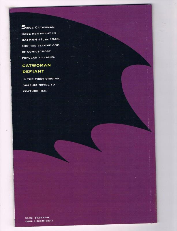 Catwoman Defiant VF/NM DC Comic Book TPB Prestige Format Peter Milligan CH15