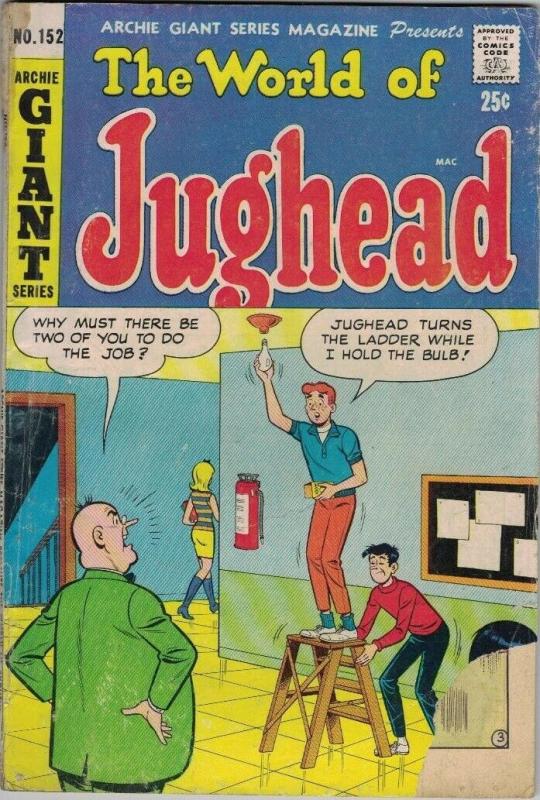 ARCHIE GIANT SERIES (1954-1992) 152 FR-G February 1968