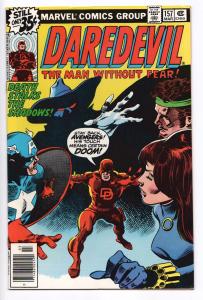 Daredevil #157 - Captain America / Black Widow / Death-Stalker (Marvel,1979) VF+