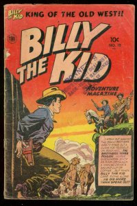 BILLY THE KID #18 1953-TOBY COMICS-STAMPEDE COVER G/VG