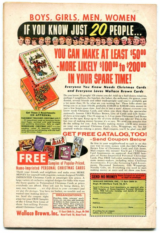 SUPERBOY #106 1963-DC COMICS-KRYPTO COVER HOAX WEIRD VG