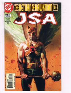 JSA #23 VF DC Comics The Return Of Hawkman Comic Book Goyer Johns 2001 DE12