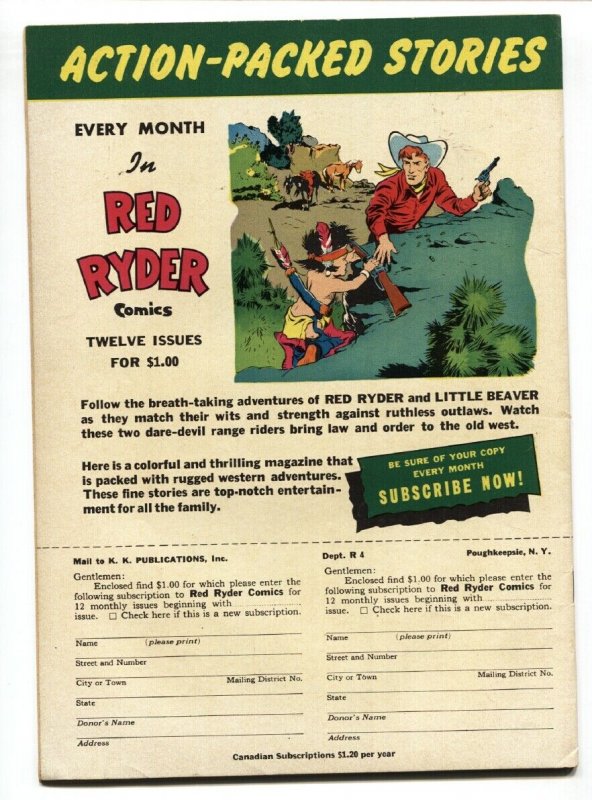 Red Ryder #105 1952-Dell-Little Beaver-Fred Harmon art vg/fn