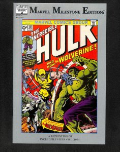 Marvel Milestone Edition: The Incredible Hulk #181