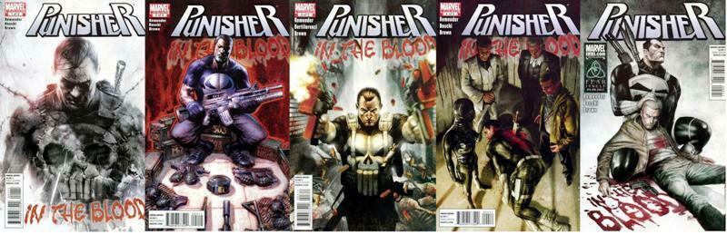 PUNISHER IN THE BLOOD (2010) 1-5  COMPLETE !