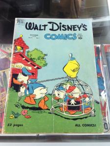 Walt Disney Comics's and Stories 121 Vol. 11 #1 GD Oct. 1950