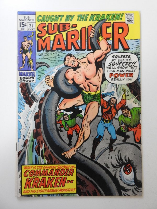 Sub-Mariner #27 (1970) VG+ Condition!