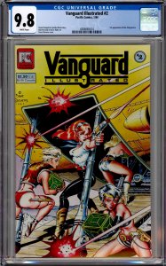 Vanguard Illustrated #2 (1984) CGC 9.8 NM/M Dave Stevens classic cover!