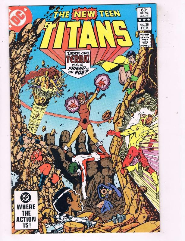 New Teen Titans # 28 VF/NM DC Comic Book Robin Cyborg Raven Terra Beast Boy J47