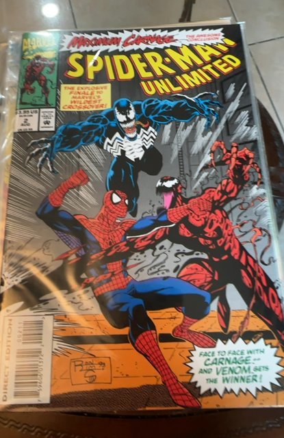 Spider-Man Unlimited #2 Direct Edition (1993) Spider-Man 