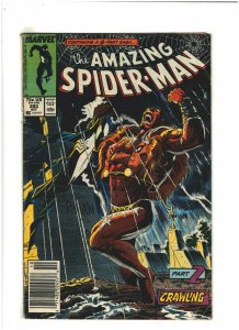 Amazing Spider-man #293 GD/VG 3.0 Newsstand Marvel Kraven Last Hunt pt.2