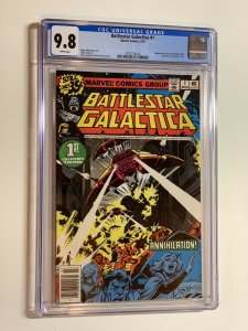 Battlestar Gallactica 1 cgc 9.8 wp marvel 1979 