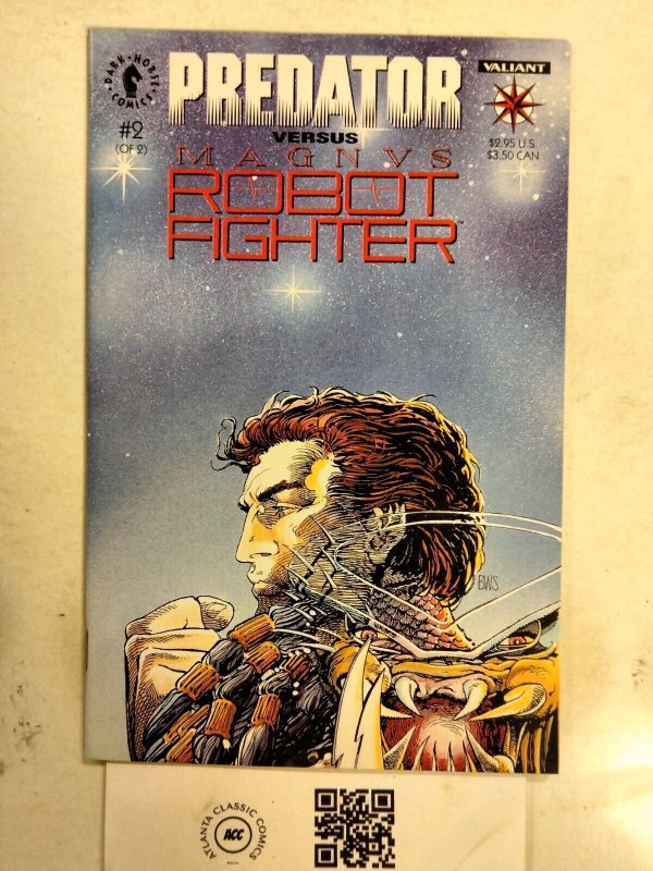 Predator Vs Magnus Robot Fighter #2 VF-NM Dark Horse Valiant Comic Book 3 TJ54