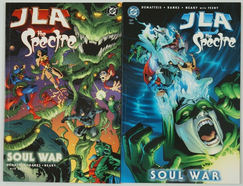 JLA/the Spectre: Soul War #1-2 VF/NM complete series - j.m. dematteis set lot