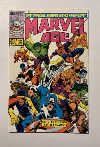 Marvel Age #12 Mar 1984, Secrets of the Secret Wars, Black Costume Prototype