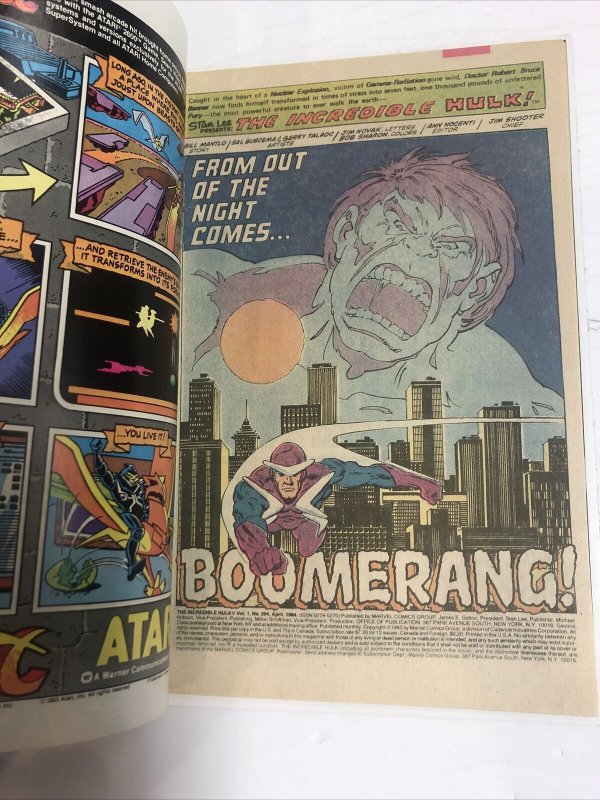 Incredible Hulk (1984) # 294 (NM) Canadian Price Variant CPV !