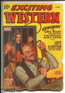 Exciting Western 6/1945-Thrilling-Tombstone & Speedy-WC Tuttle-Jackson Cole N...