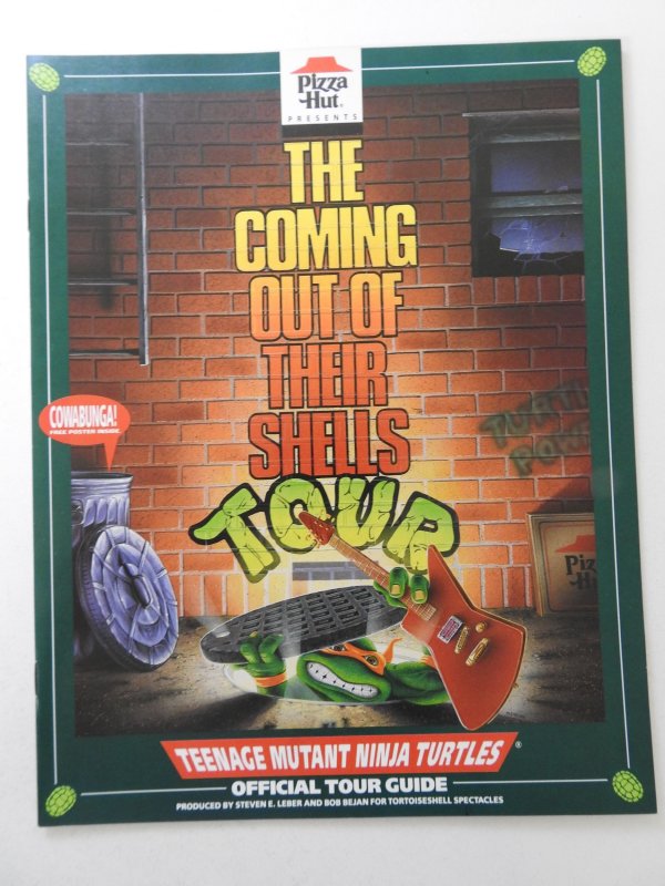 Official Tour Guide TMNT Pizza Hut Promo Signed and Remark Eastman & Laird+ Rare